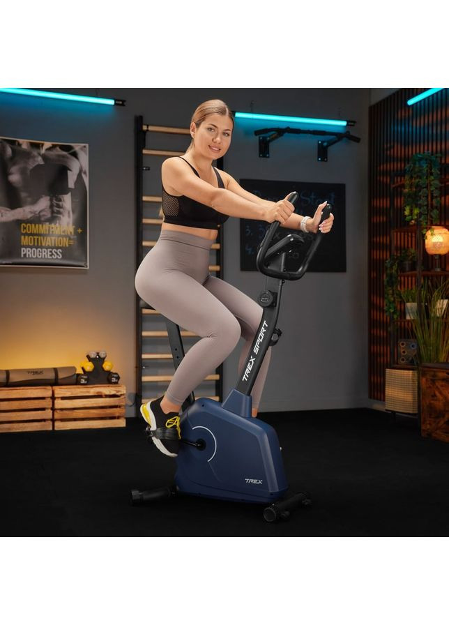 Велотренажер TX-380MB Rigon магнитный темно-синий TREX Sport (370873163)