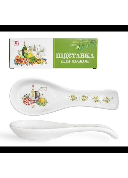 3653-13 Підставка для ложок "Італійські страви" (довжина-23см, h-2,5 см) (60) S&T (389535777)