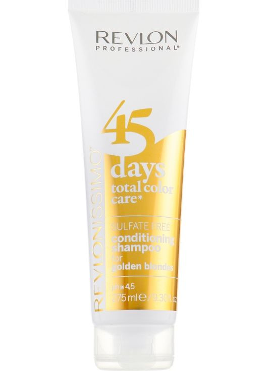 Шампунь-кондиціонер Revlonissimo 45 Days Golden Blondes 275ml (126771-84115) Revlon Professional (368637547)
