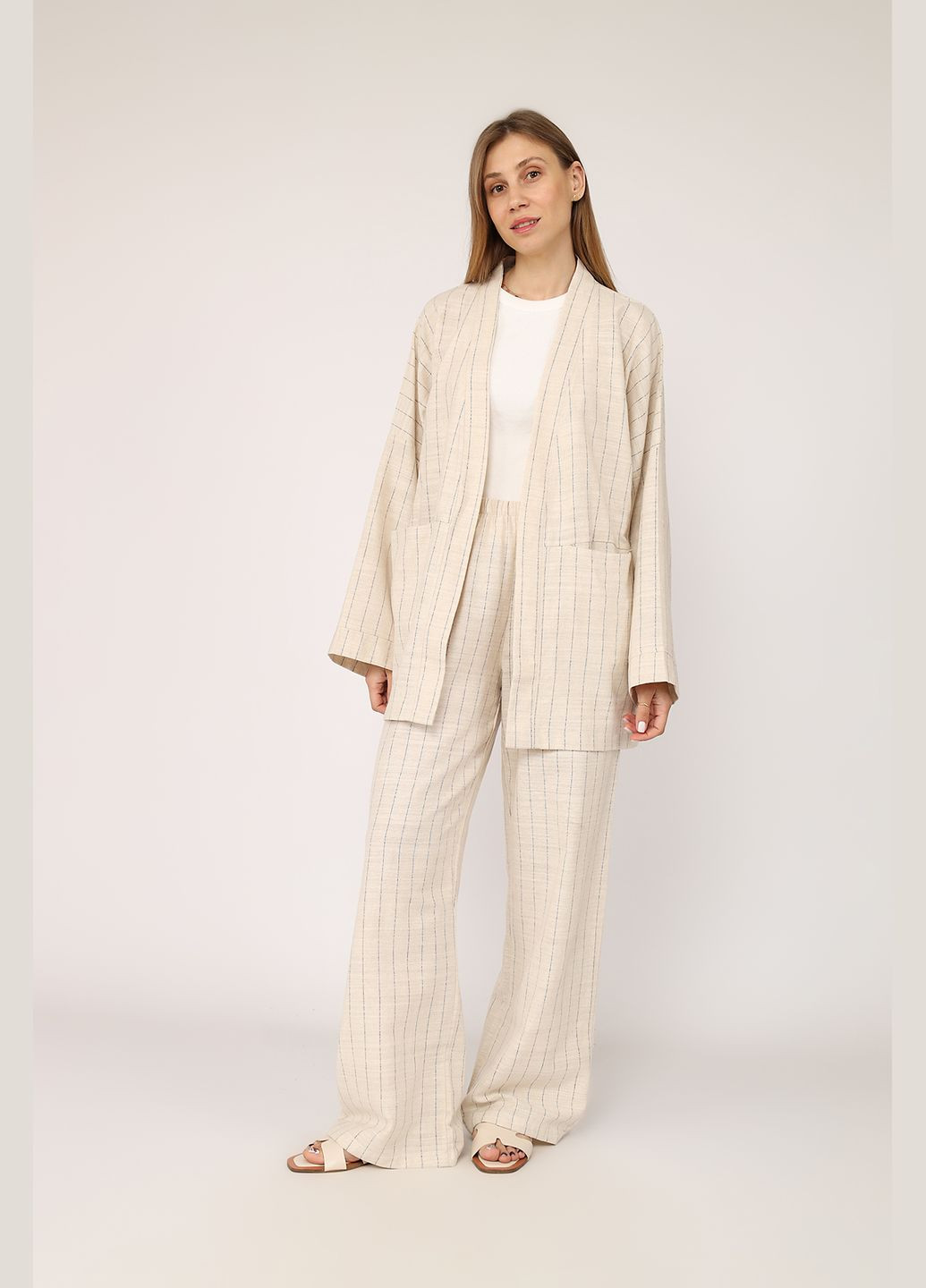 Бежевая блуза женская цвет бежевый цб-00276519 Reyon