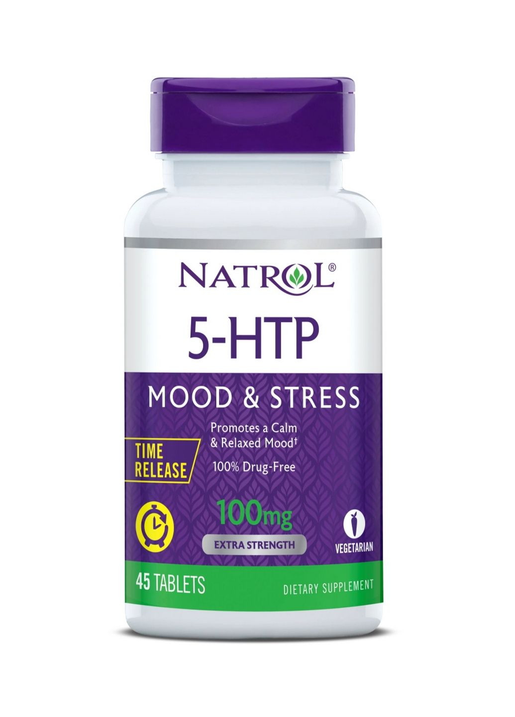 Амінокислота 5-HTP 100 mg T/R, 45 таблеток Natrol (294928376)