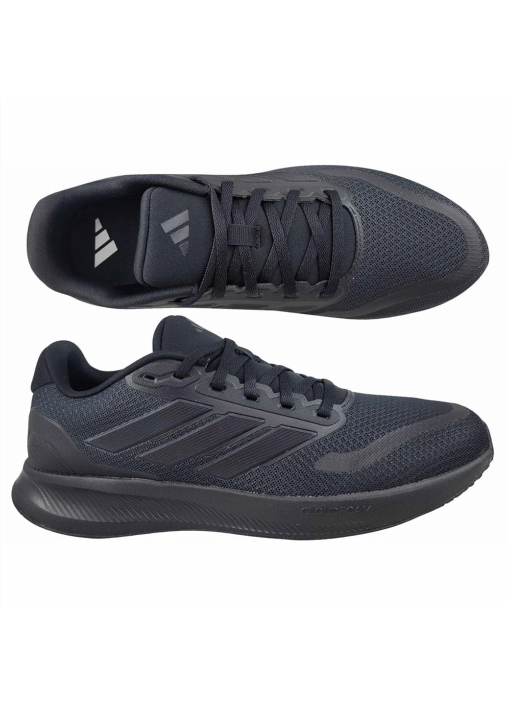 Кроссовки женские Runfalcon 5 Black IE8586 adidas чёрные (364837955)