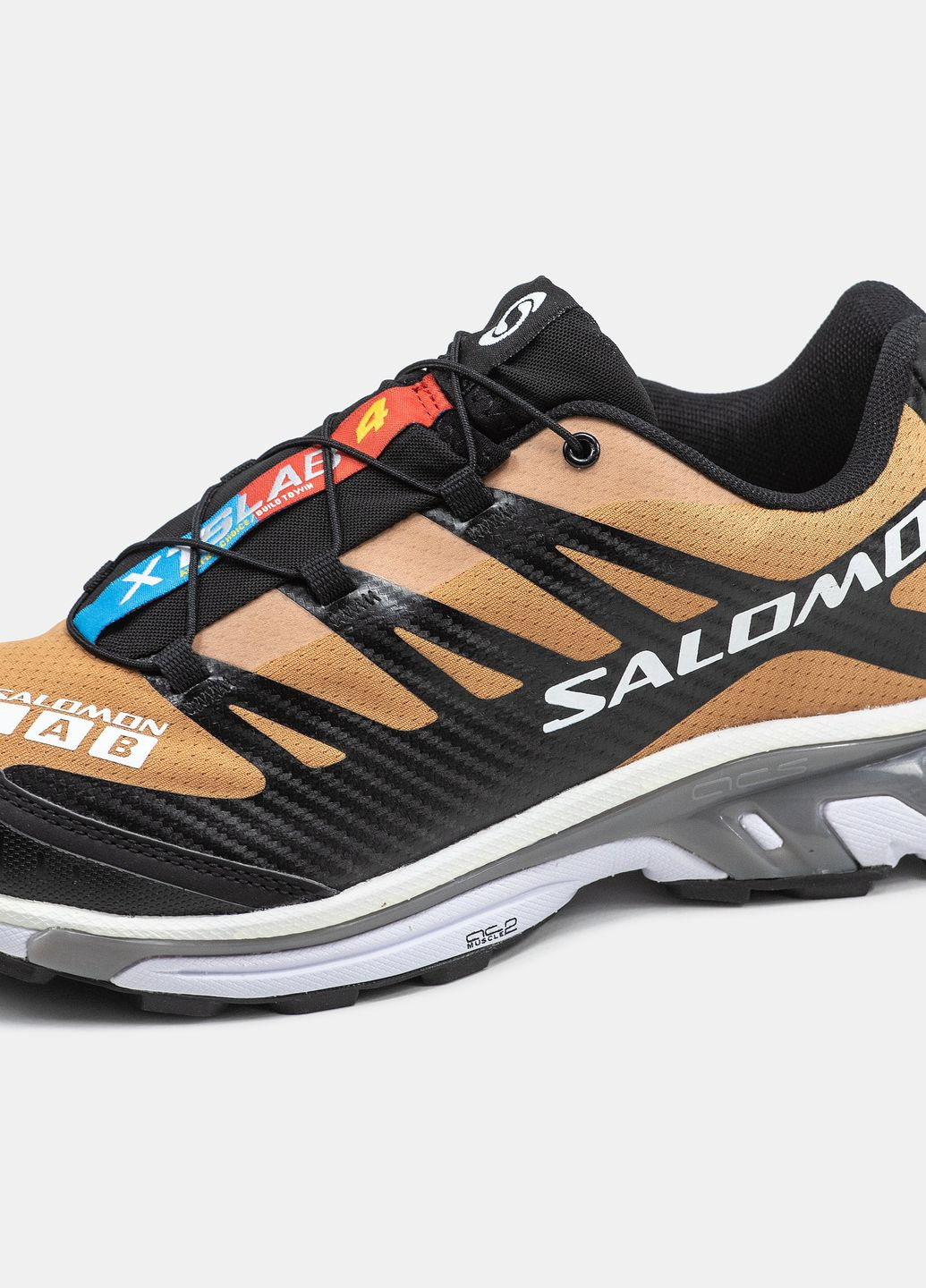 Помаранчеві Осінні кросівки чоловічі salomon xt-4 advanced orange black | саломон хт-4 едвансед помаранчеві чорні No Brand