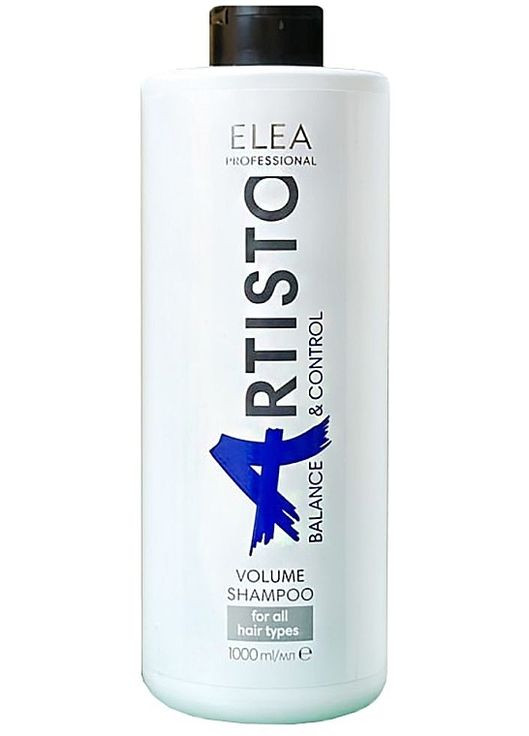 Шампунь для объема волос Artisto Balance & Control Volume Shampoo 1000ml (1376972-16603849) Elea Professional (368605568)
