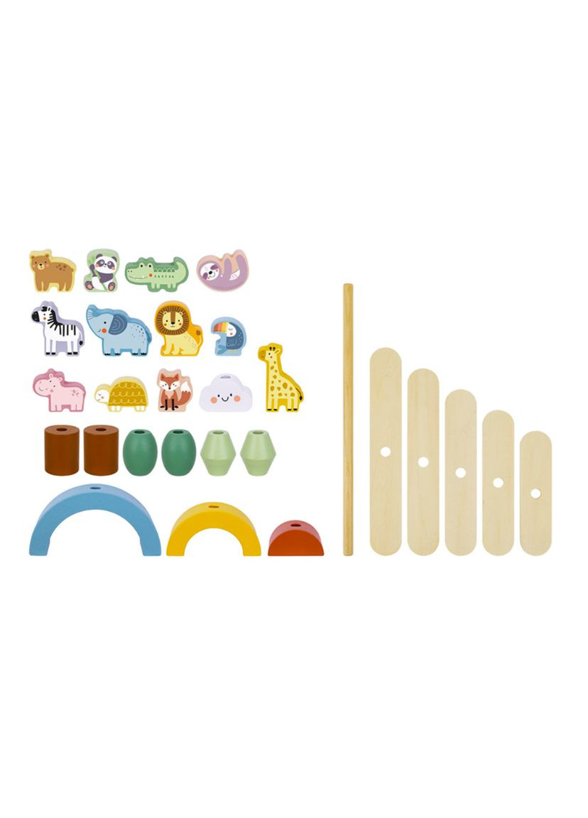 Дерев’яна гра-балансир Зоопарк Tooky toy (304625540)