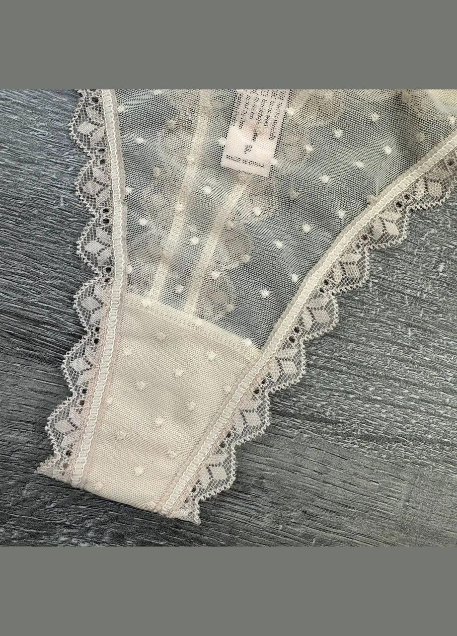 Набір жіночих ажурних трусиків 2 шт No Brand Стрінги (325419087)