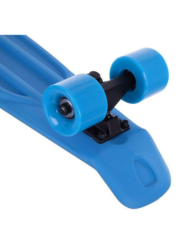 Скейтборд пластиковий RUBBER SOFT TWIN FISH 22in двокольорова дека (зелений-синій) (SK-410-3) Penny (361437419)