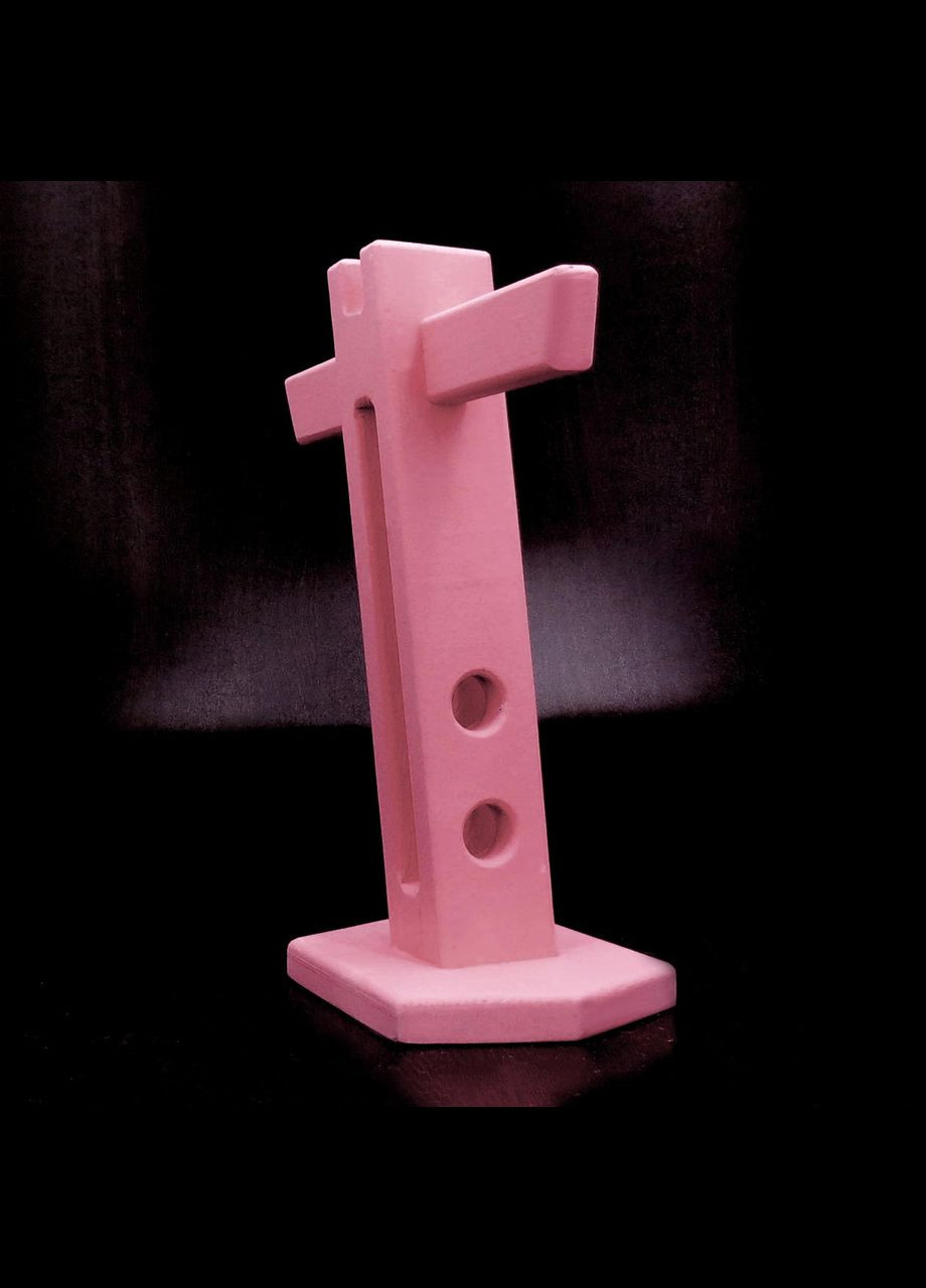 Стійка для навушників з дерева Еванс барбі (НУП-001450) No Brand (328415118)