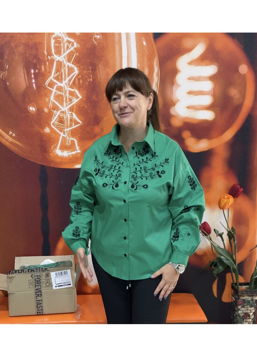 Зеленая рубашка Rica Mare