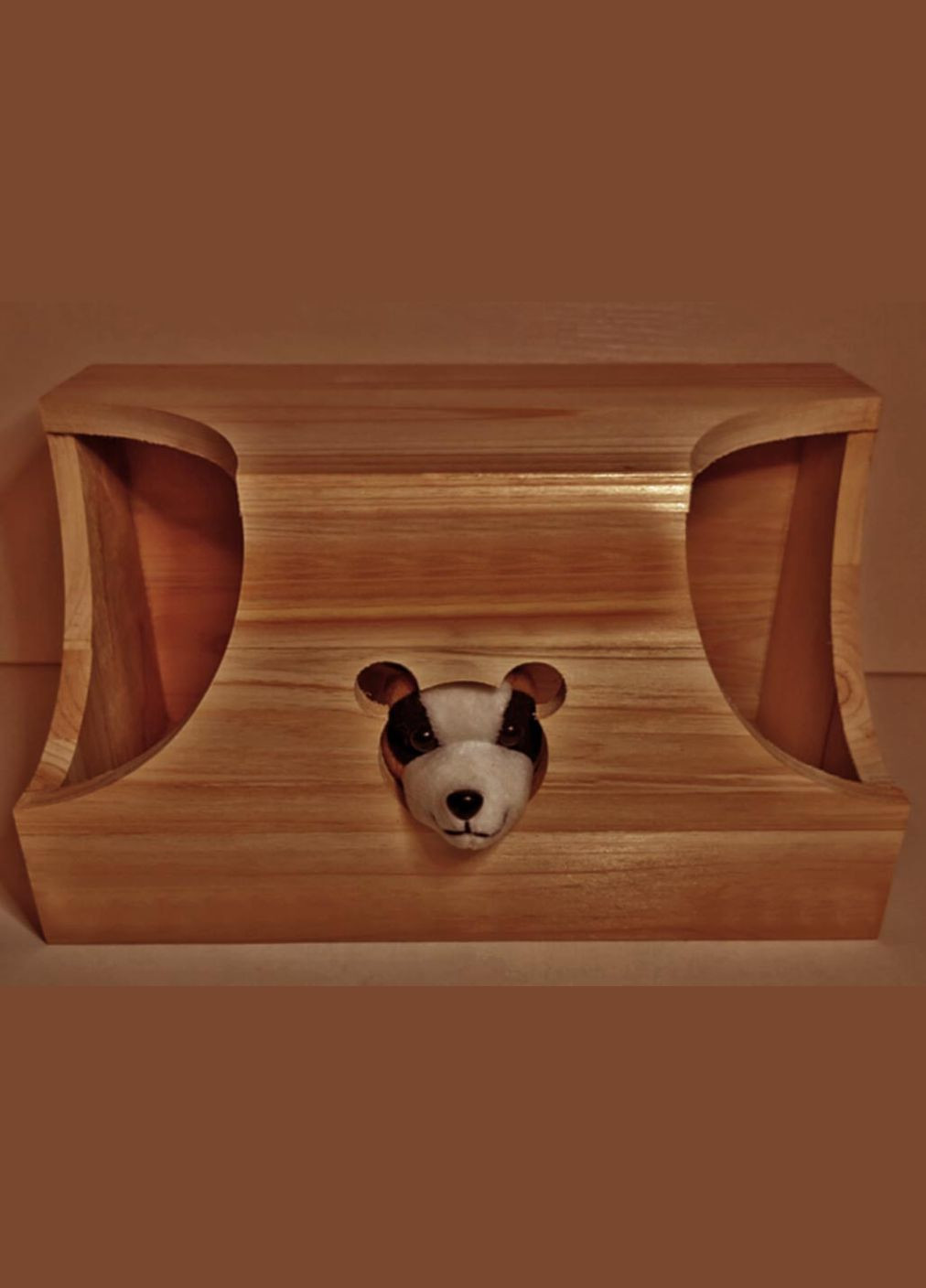 Домик для шиншиллы из дерева Луманда сиена (ДДШ-001905) No Brand (328604996)