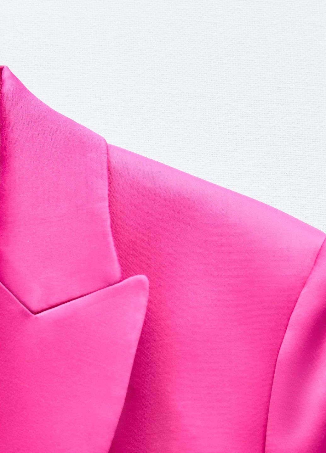 Розовый женский жакет Zara однотонный - демисезонный