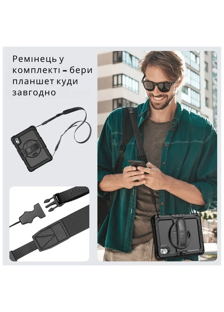 Чохол до планшета FortTab Lenovo Idea Tab/K11 (2nd Gen) TB336/Xiaoxin Pad (2025) 11" Black (714080) BeCover (382075603)