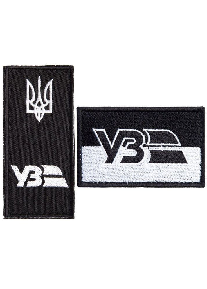 Набор шевронов 2 шт на липучке погон "УЗ" Погон Укрзализныця и Лого Укрзализныця, вышитый патч нашивка IDEIA (300229185)