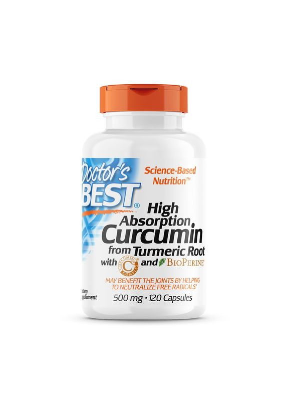Натуральная добавка Curcumin C3 Complex 500 mg, 120 капсул Doctor's Best (333993021)