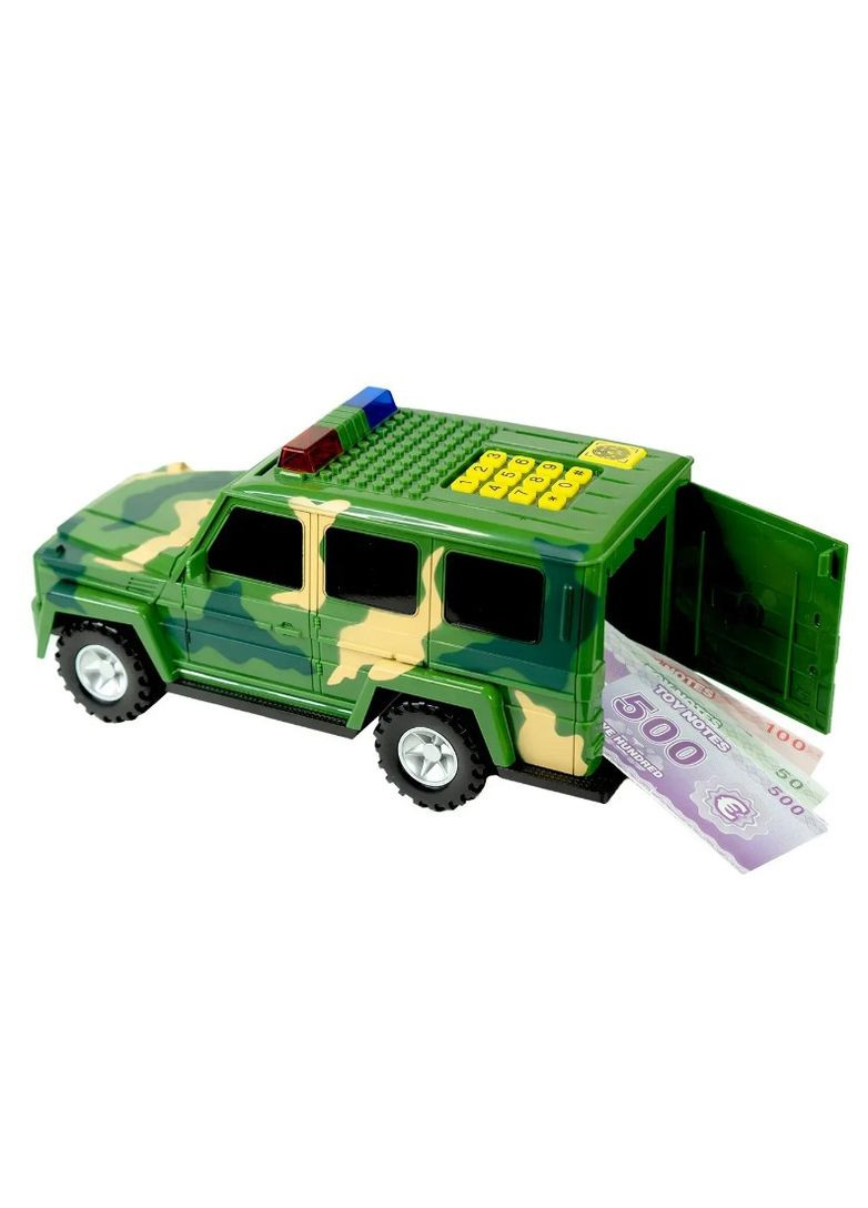 Игрушка-копилка в форме грузовика Cash Truck с паролем и датчиком отпечатков No Brand (352064001)