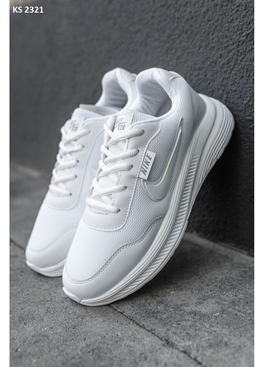 Белые демисезонные кроссовки мужские nike air r2x white найк аир No Brand