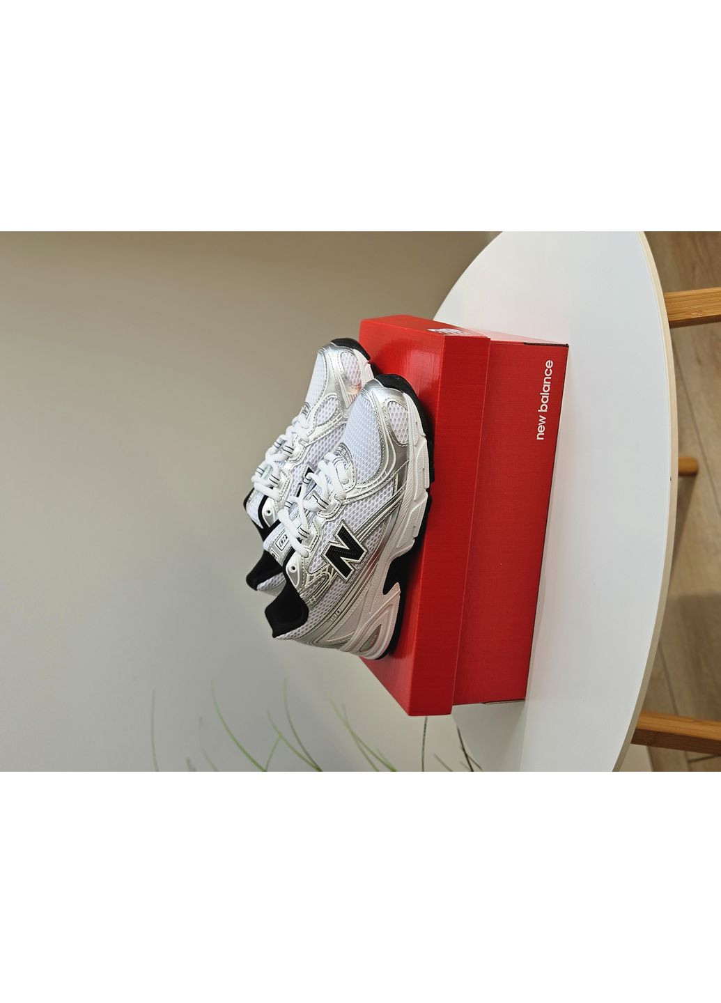 Кроссовки женские New Balance 740v2 White Silver Black | Нью Беланс 740 серебряные No Brand серебряные демисезоны (363026426)