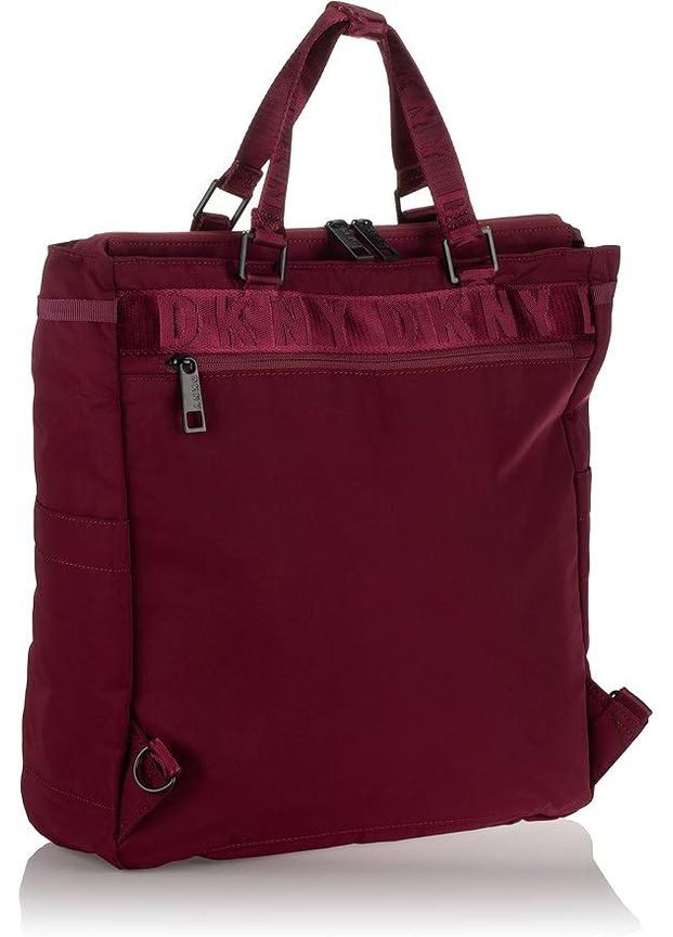 Городской спортивный рюкзак-сумка, вишневого цвета. DKNY slim fit (370442330)