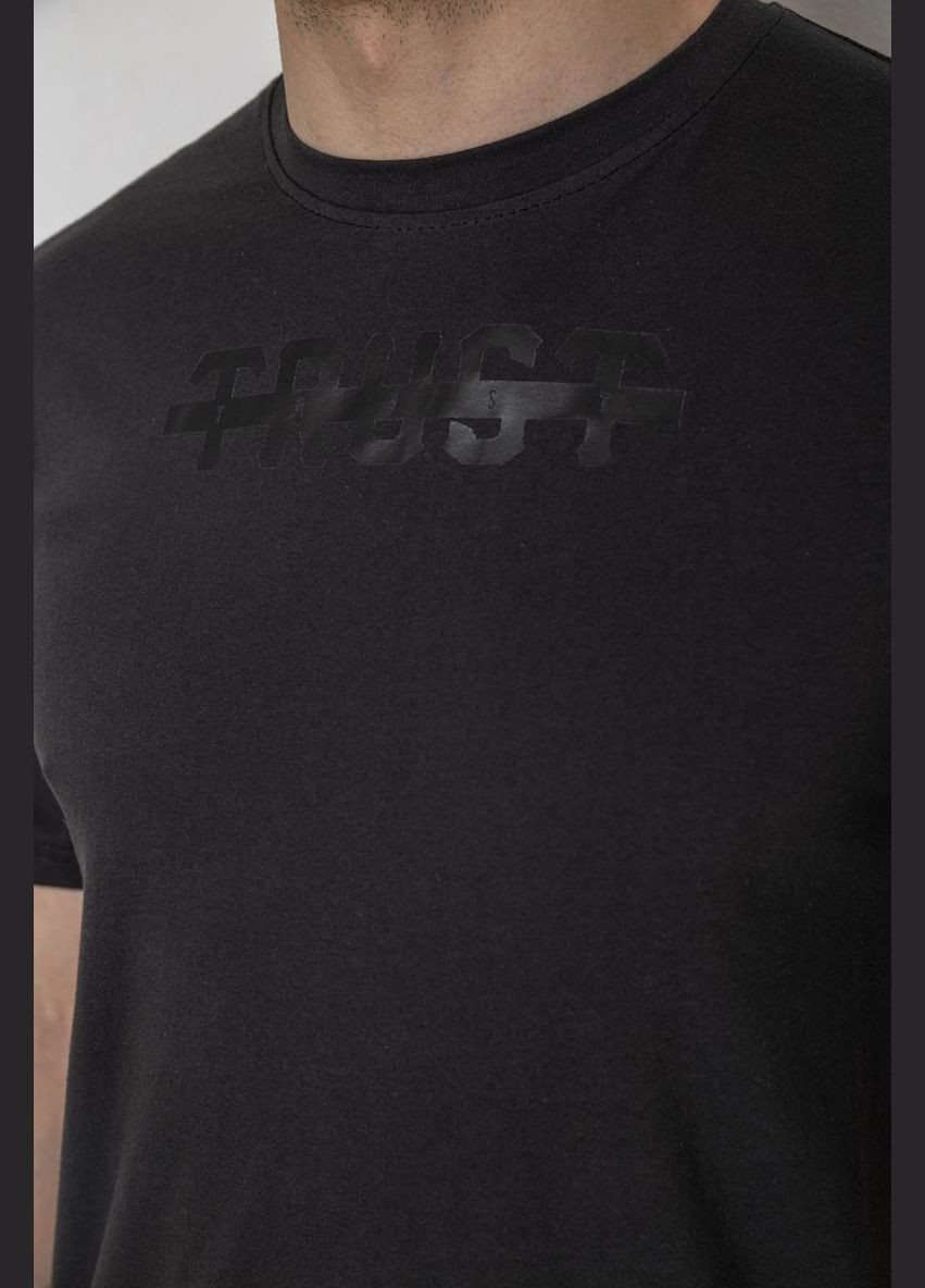 Темно-серая футболка мужская с принтом Ager 241R1902