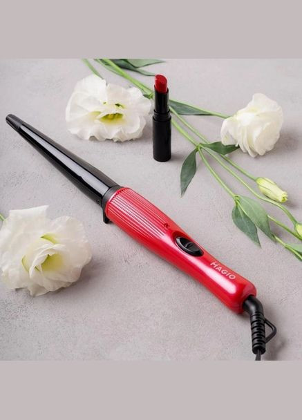 Плойка конусная MG-675, стайлер для завивки, для укладки, спиральная плойка для завивки волос Magio (364664771)