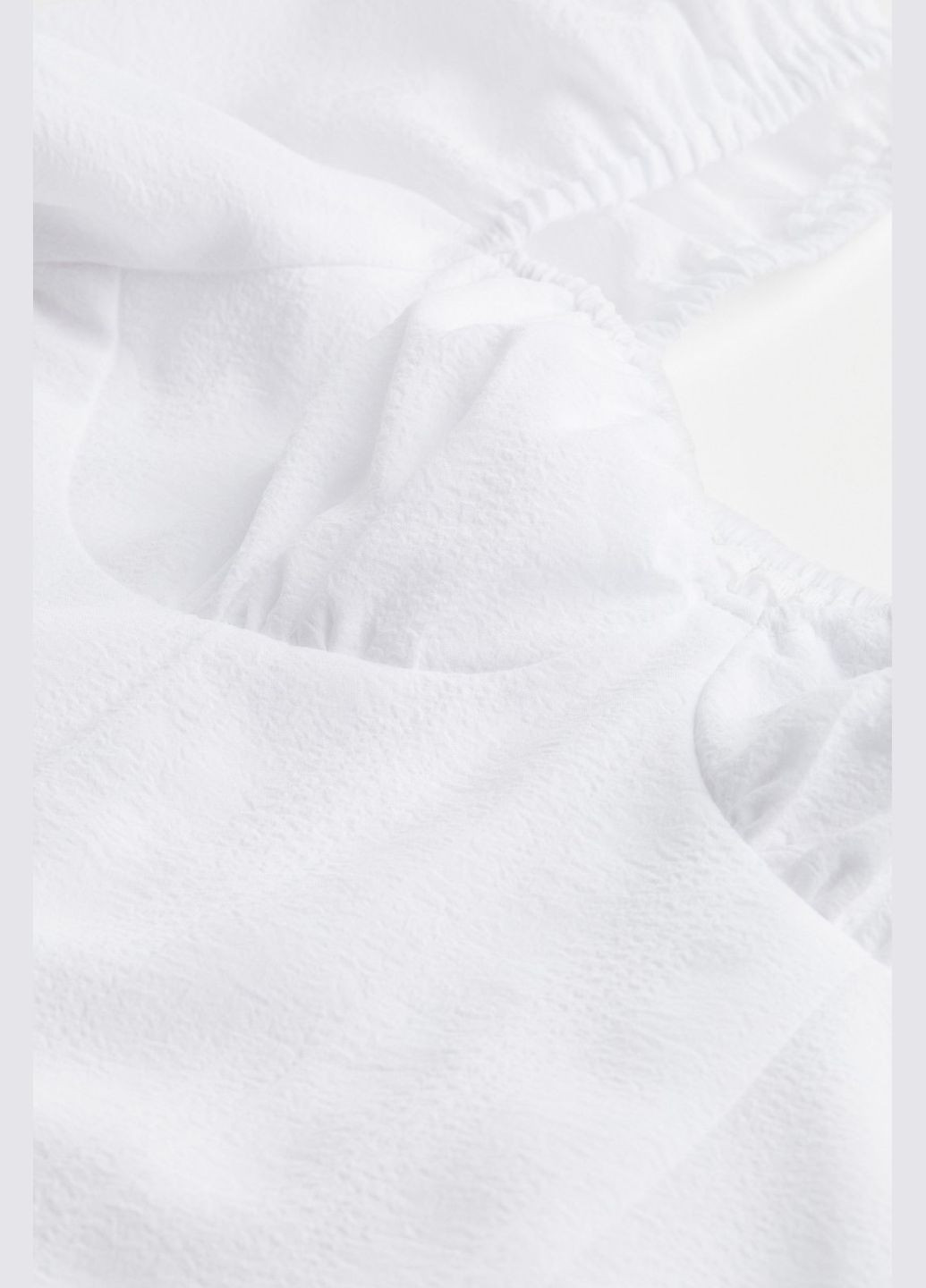 Білий сукня з к/р H&M однотонна