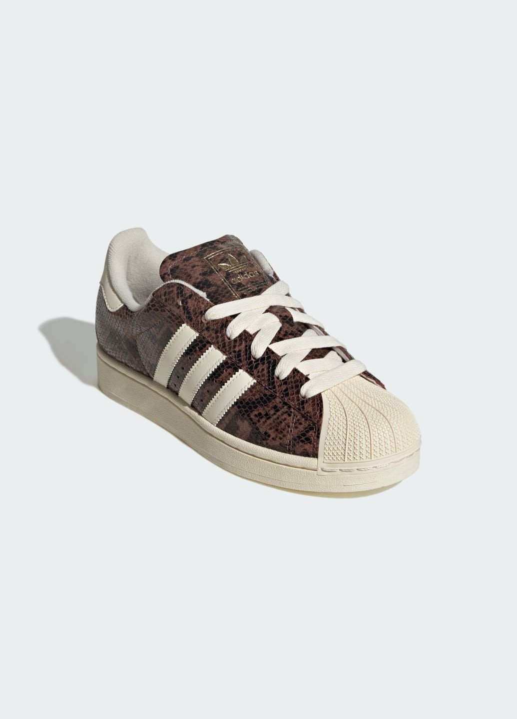 Кроссовки Superstar II adidas коричневые всесезоны (372461618)