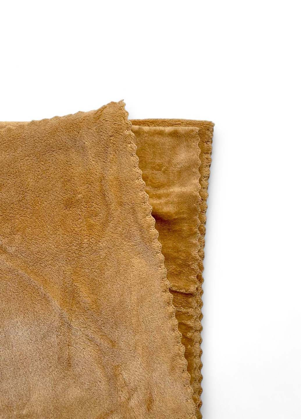 Рушник банний великий мікрофібра 160х90 см Homedec однотонний бежевий