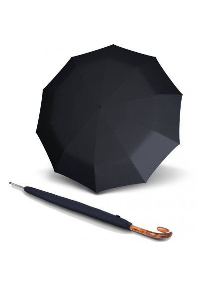 Чёрный зонтик t.771 long automatic men's prints pattern (kn96 3773 7601) Knirps (367830447)