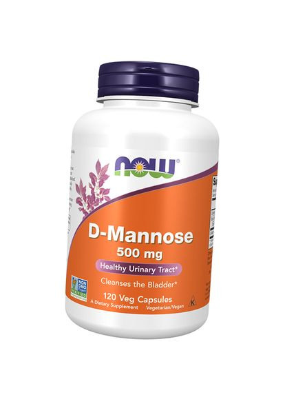 D-манноза, D-Mannose 500, 120вегкапс (72128034) Now Foods (322726263)