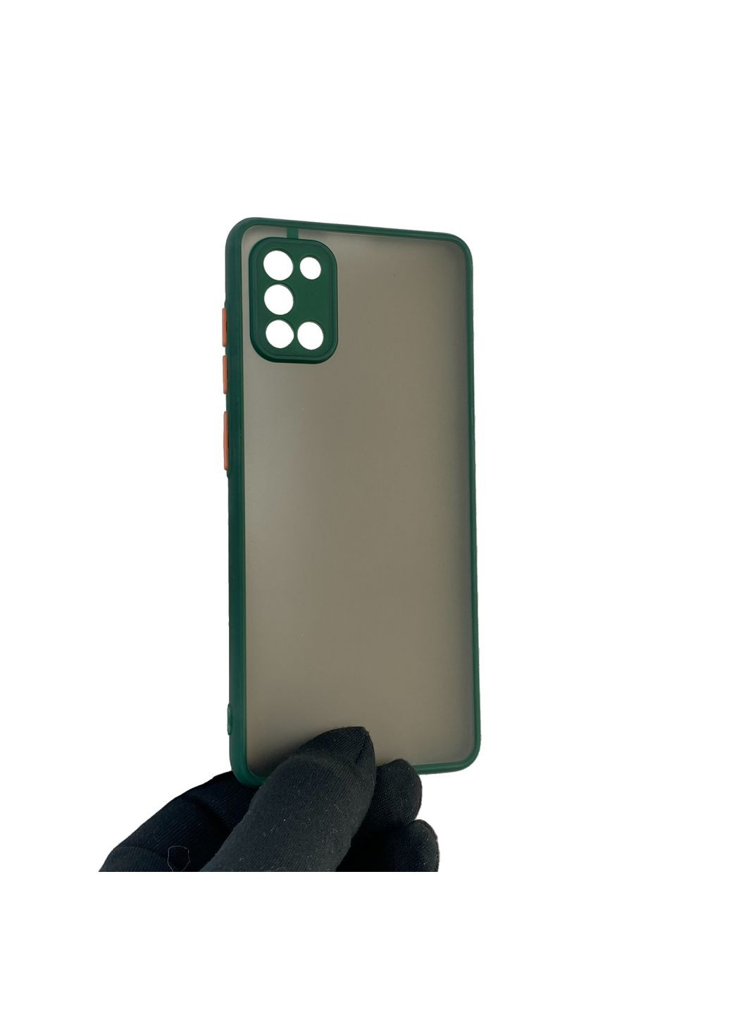 Чохол для телефона Galaxy A31 (SM-A315F) з високими бортами із захистом камери на самсунг а31 темно-зелений Samsung (366387392)