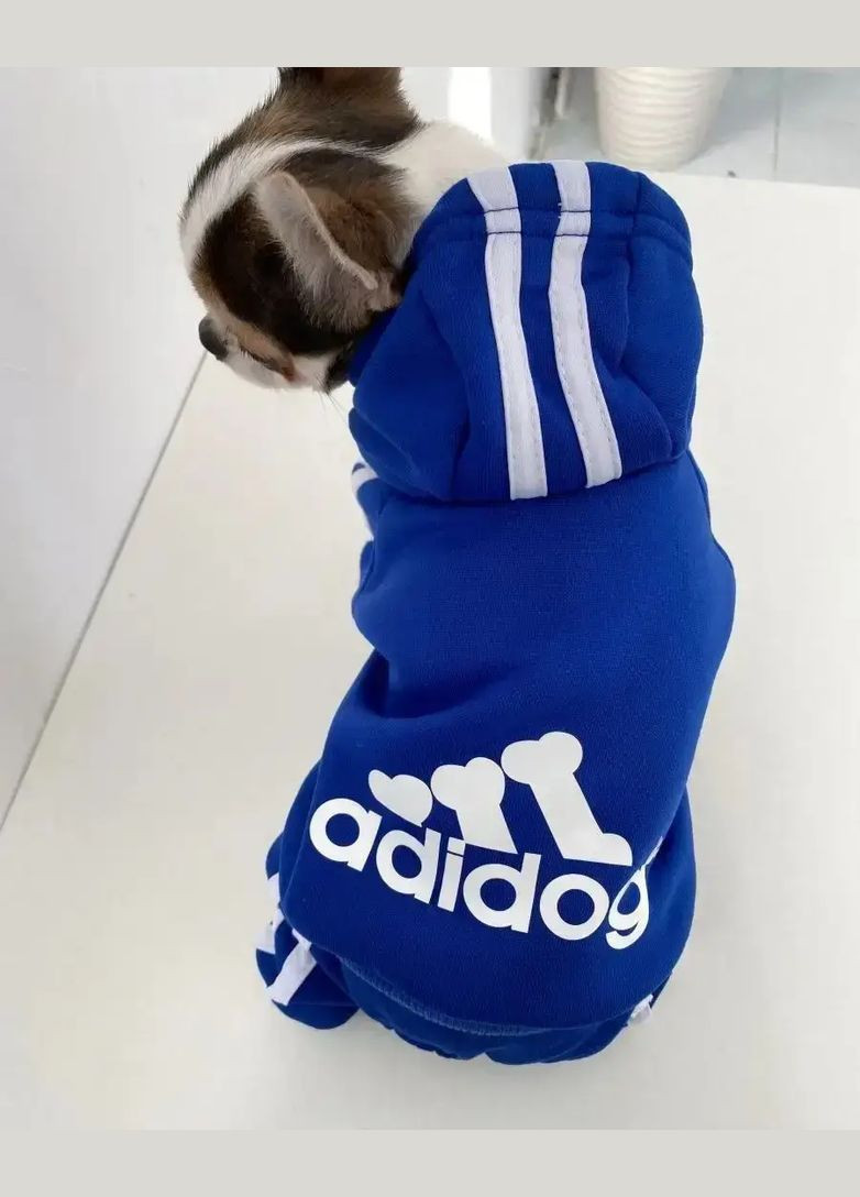 Костюм спортивний для собак Adidog синій XL No Brand (299840173)