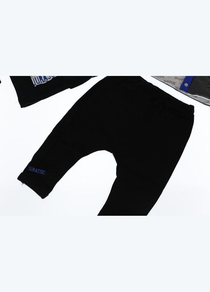 Синій демісезонний костюм із жилеткою для хлопчика трикотажний jurasic синій 68 см (34543) BABYKROHA