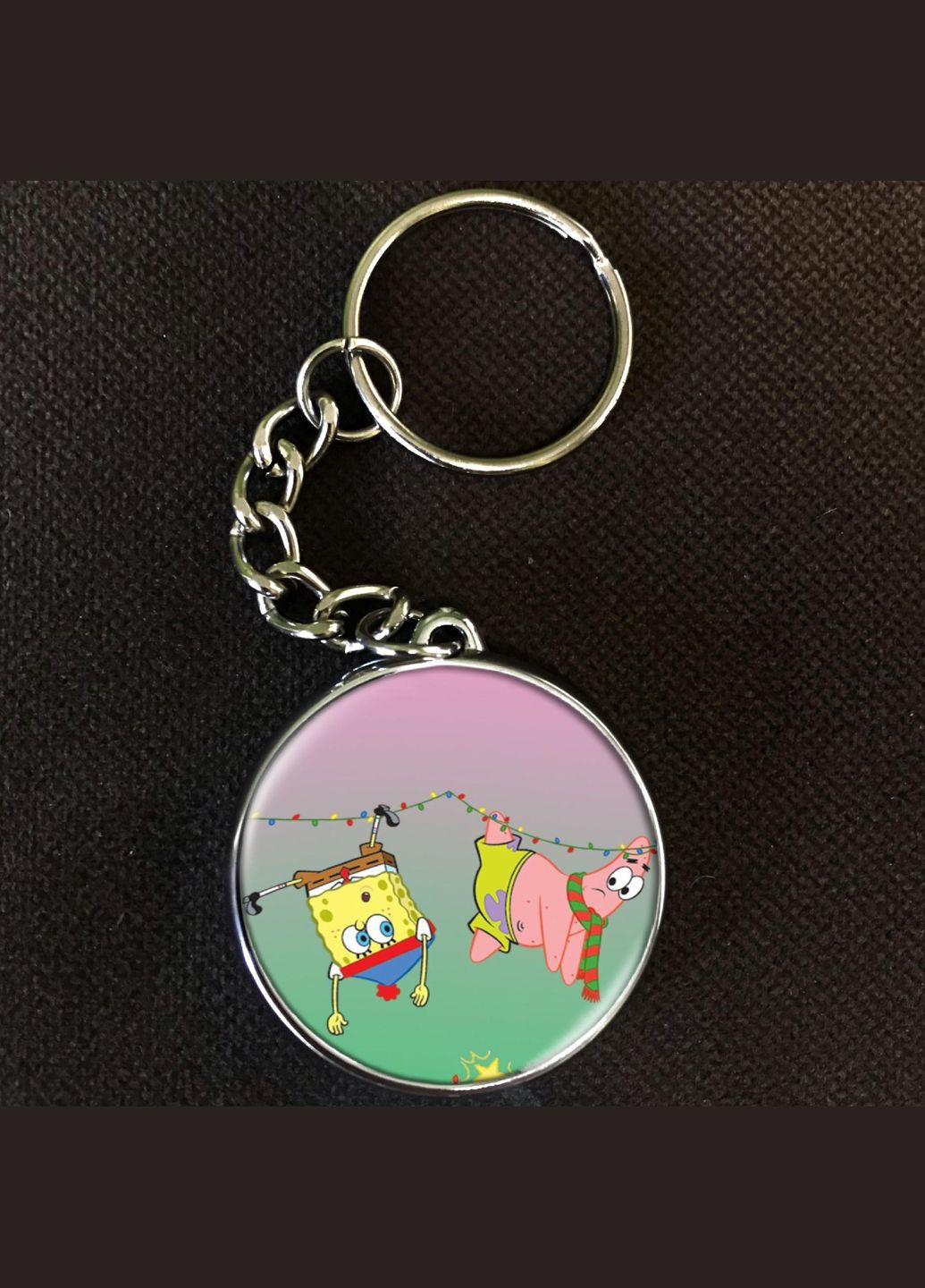 Брелок Губка Боб #09 silver No Brand (327219406)