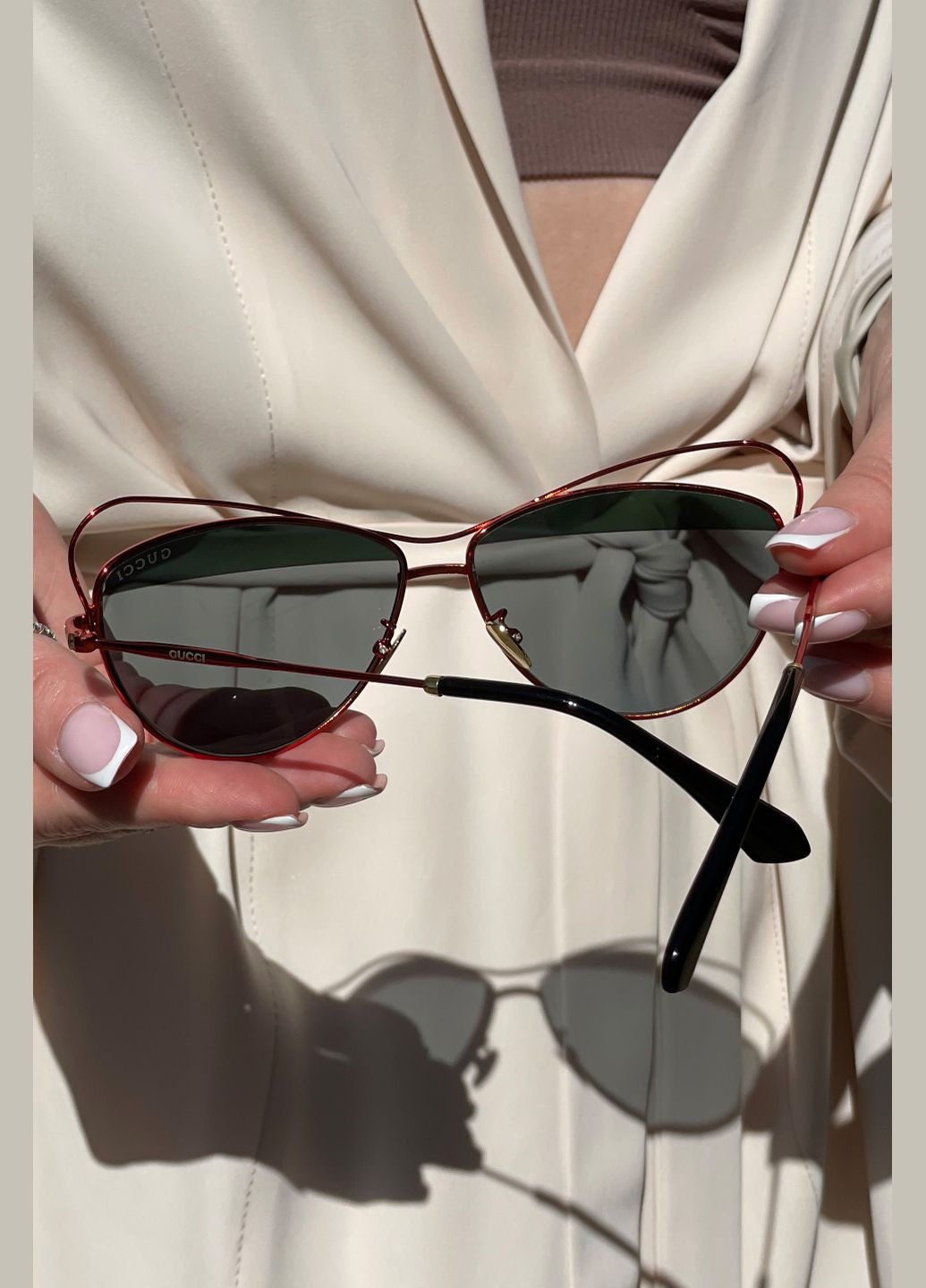 Очки женские красного цвета Let's Shop (299147640)