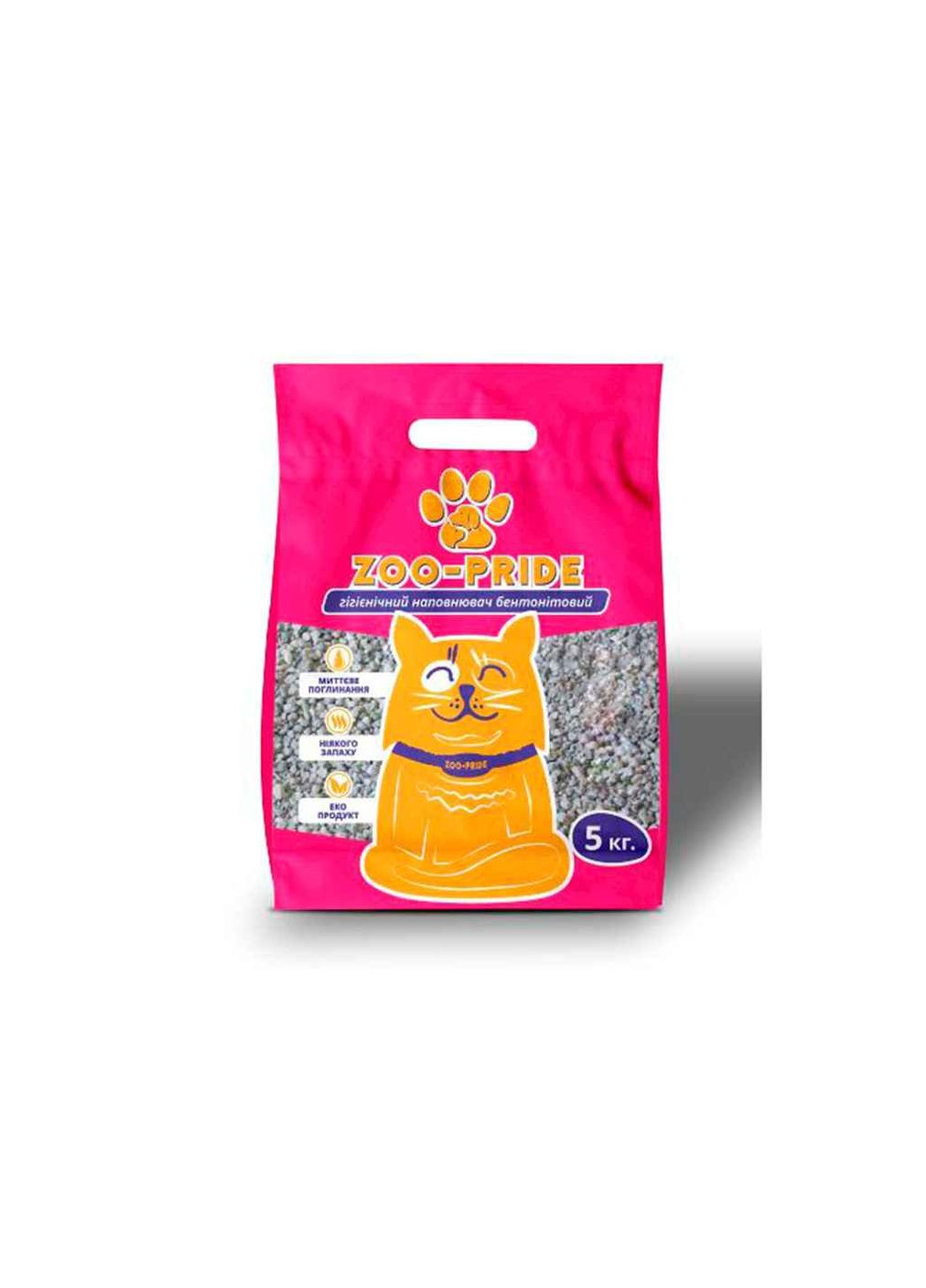 Наповнювач Бентонітовий 5кг без аромату ДРІБНИЙ Zoo-Pride (357217002)