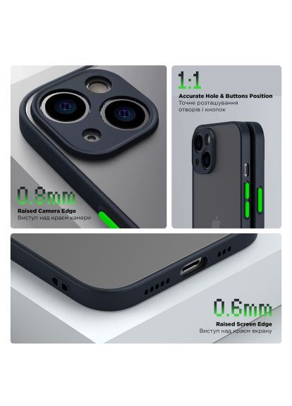 Чохол до мобільного телефона (ARM68551) ArmorStandart Frosted Matte Xiaomi Redmi 12 4G Blue (366155683)