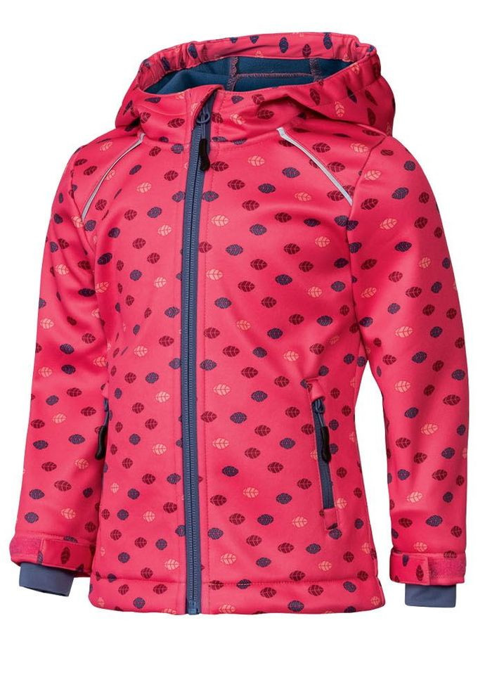 Рожева демісезонна куртка softshell водовідштовхувальна та вітрозахисна для дівчинки 344413 рожевий Crivit