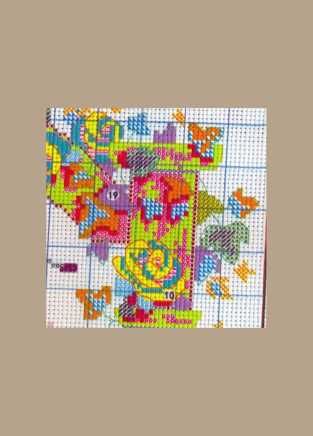 Набор для вышивания по нанесённой на канву схеме "Never to be parted". AIDA 14CT printed 41*49 см Joy Sunday (313613398)