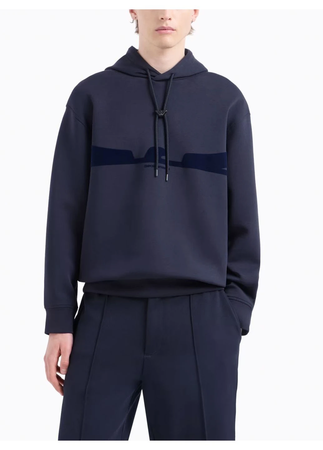 Худи 9747616 Тёмно-синий 5O3291 Emporio Armani (386014879)