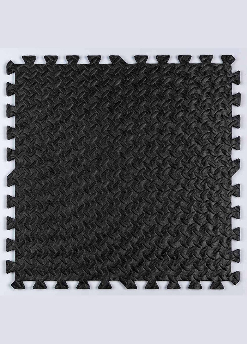 Пол пазл - модульное напольное покрытие черное 600x600x10мм (МР15) SW-00001169 Sticker Wall (330018276)