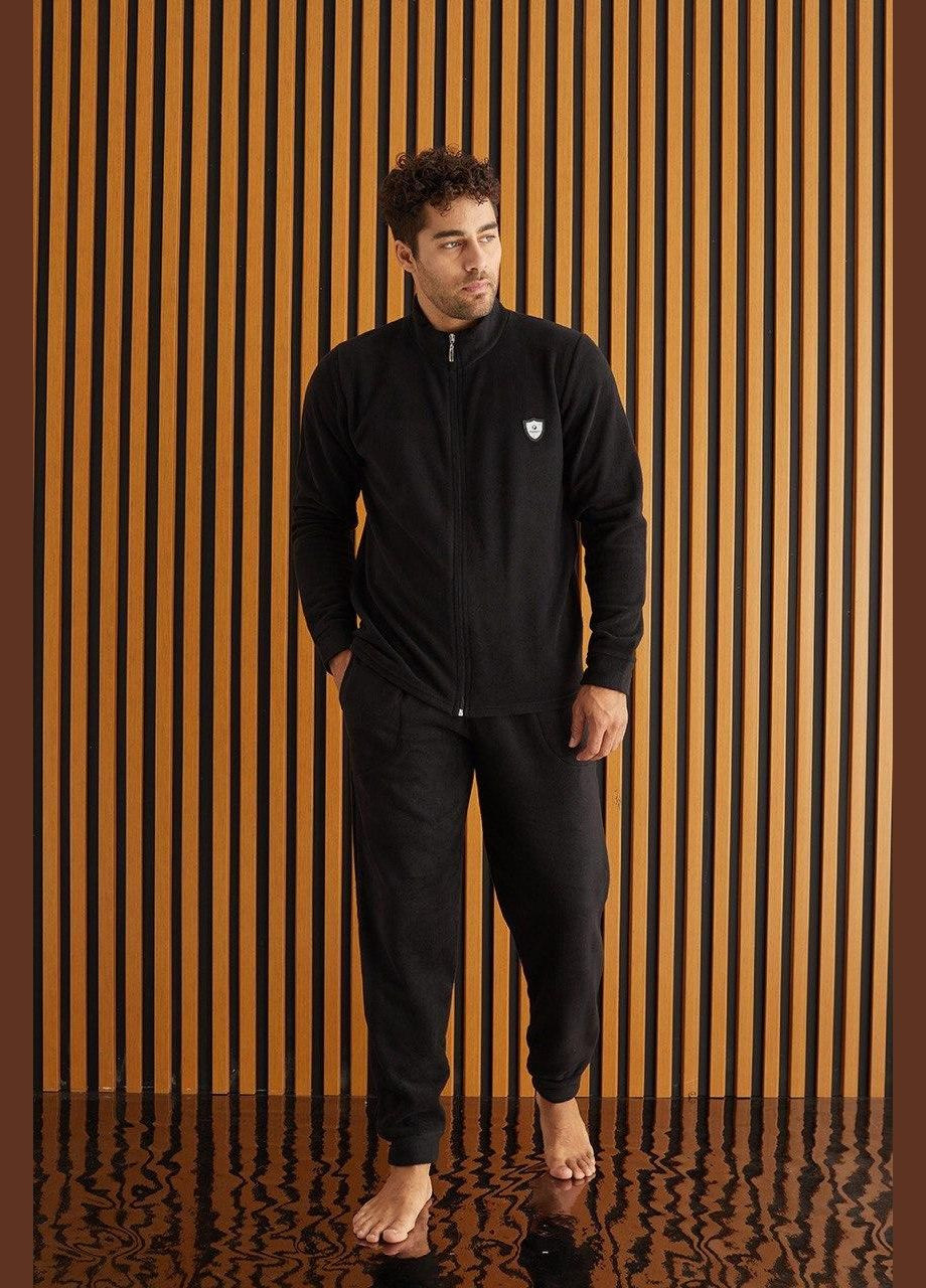 Мужской домашний костюм с флисом полар на змейке. Pijamoni (352769910)