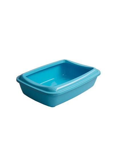 Туалет для кішок під наповнювач з лопаткою CNR106 50х37х13.5 см Блакитний (2000981202507) AnimAll (279567706)