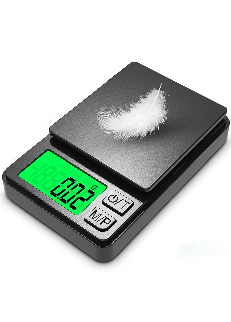 Весы ювелирные компактные карманные 0,01 г - 1000 г Black No Brand (366303913)
