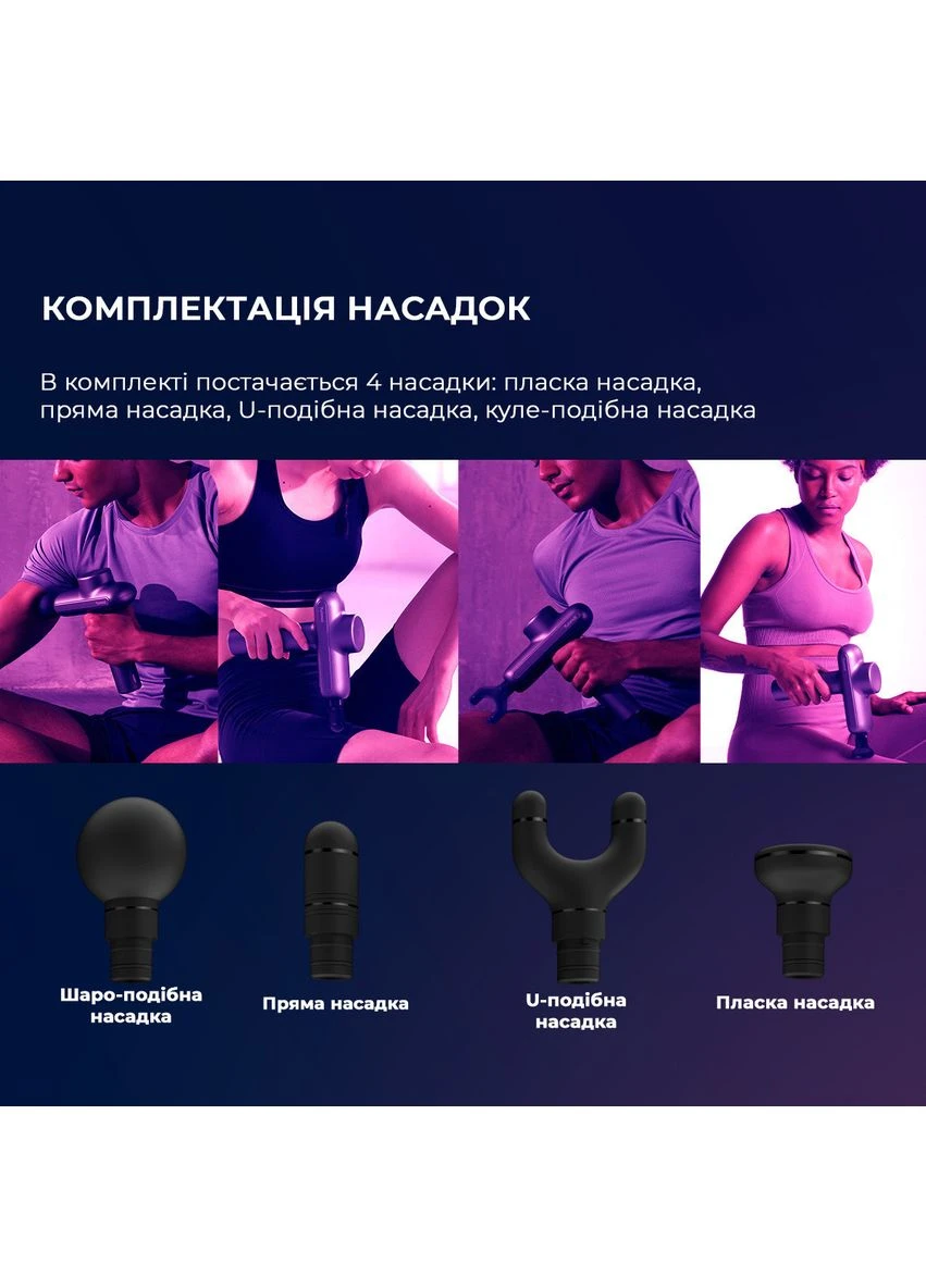 Перкусійний масажер Massage Gun YUNMAI Pro (397158488)