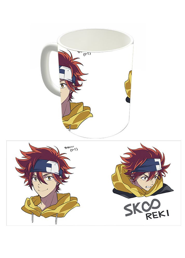 Чашка белая аниме Скейт Бесконечность SK8 (z0215) No Brand (327005592)