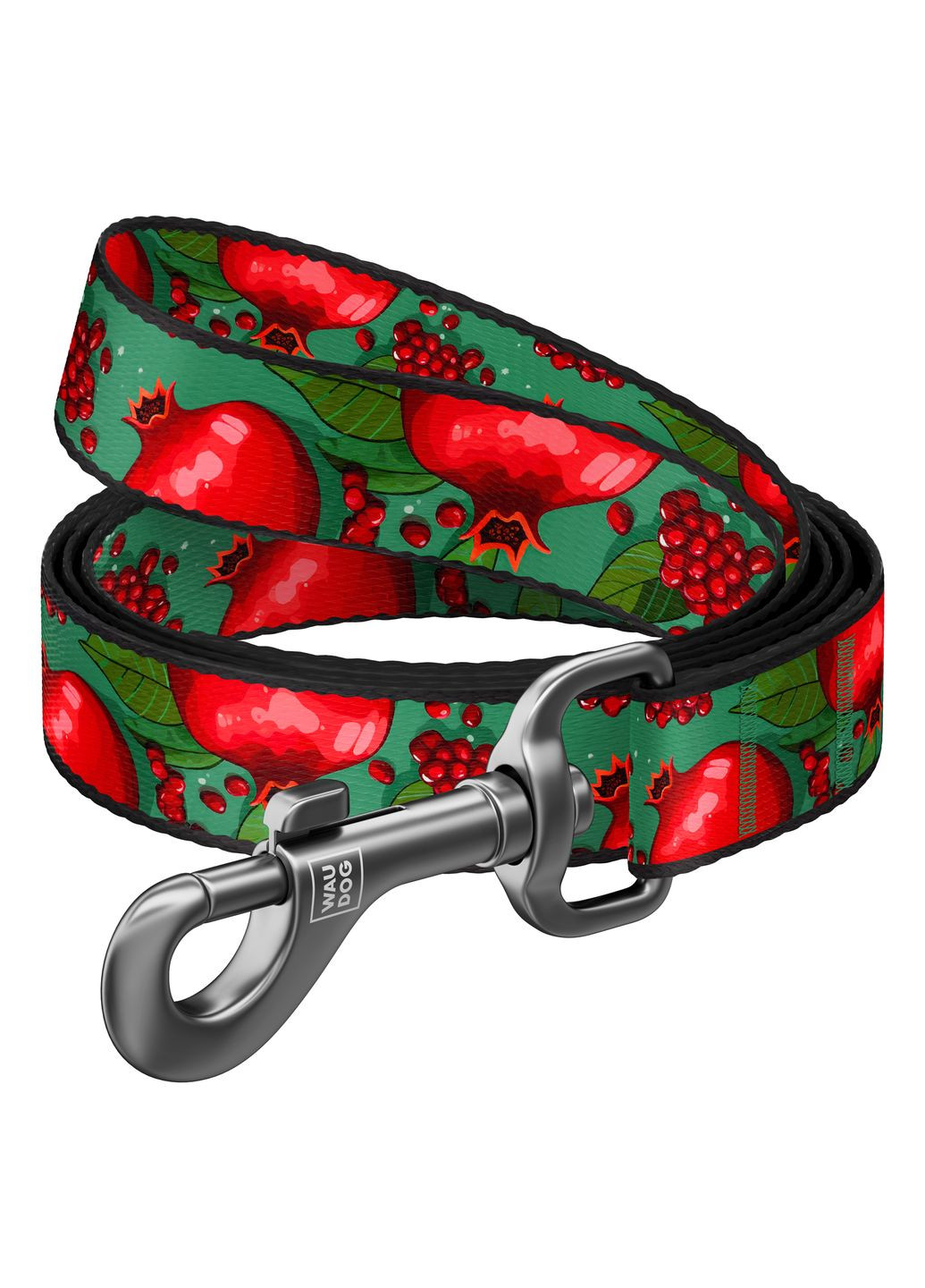 Поводок нейлоновый Nylon рисунок "Гранаты" S 340-4052 (4823089376233) WAUDOG (351479474)