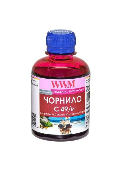 Чернило CANON GI-490 200г Magenta (C49/M) WWM (348057889)