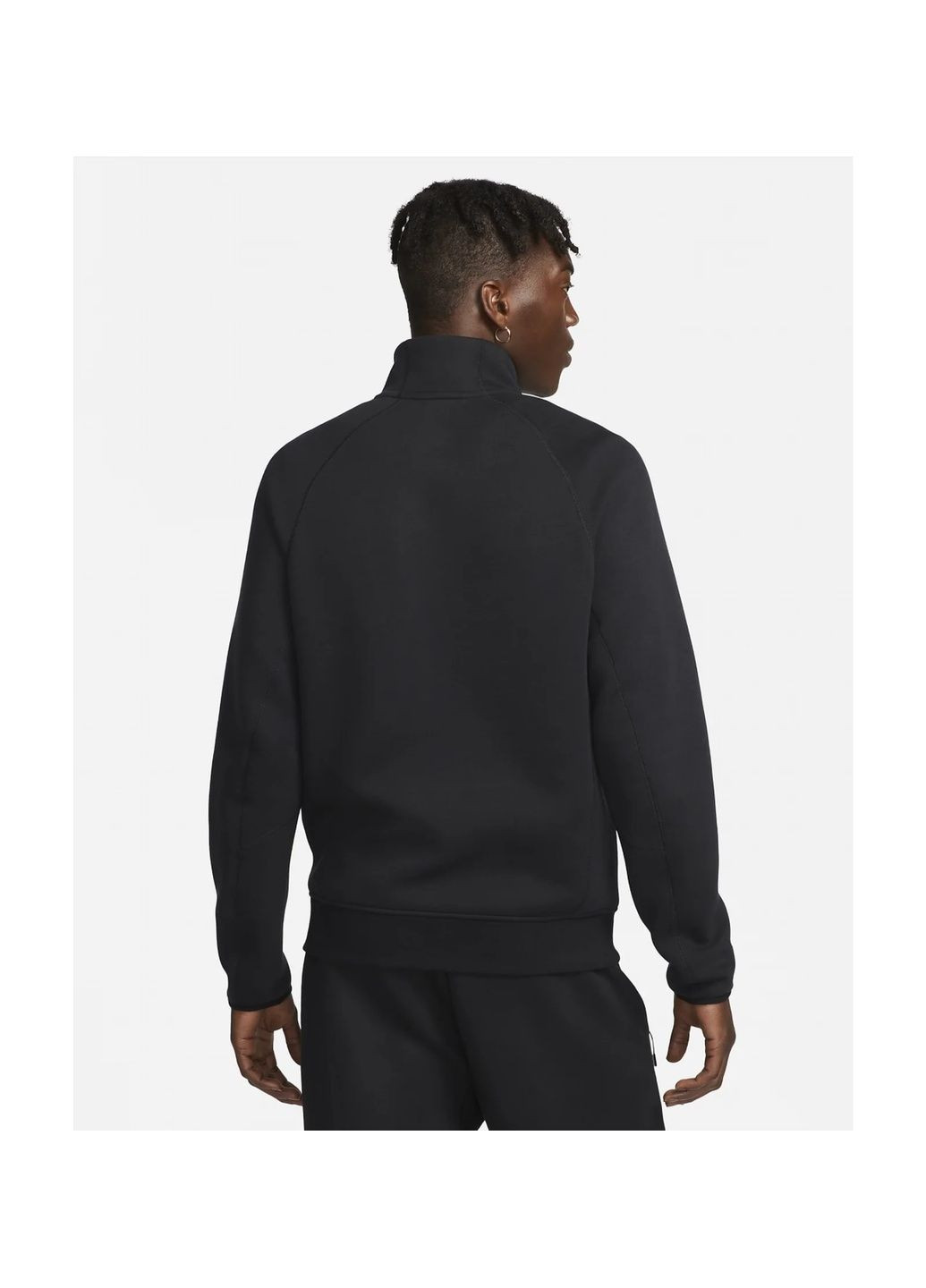 Кофта мужская 1/2 Sportswear Tech Fleece Black Nike (364662445)