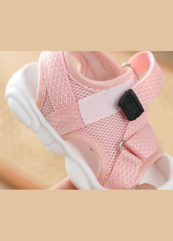 Розовые праздничные, коктейльные, спортивные, классические, домашние, пляжные, карнавальные, повседневные, вечерние детские сандалии босоножки для девочки BabyStyle на липучке