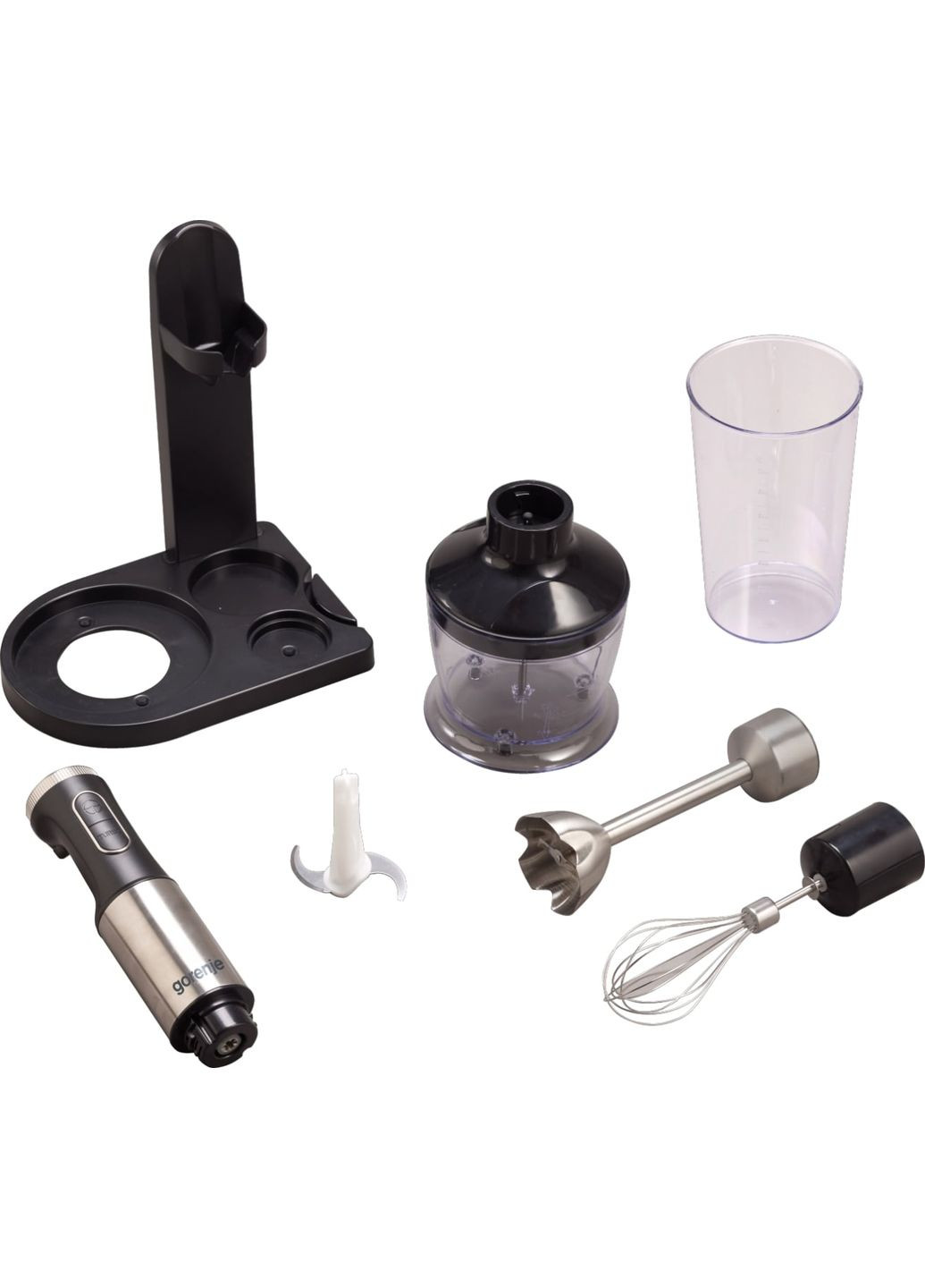 Блендер погружной 1000Вт, 3в1, чаша 600мл, нерж Gorenje (314781242)